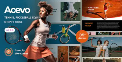 Acevo - Tennis, Pickleball Equipment Shopify 2.0 Theme