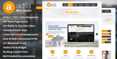 Adila: Multipurpose Business HTML Template
