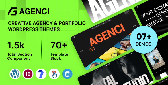 Agenci - Creative Agency Portfolio WordPress Theme Agenci - Creative Agency Portfolio WordPress Theme