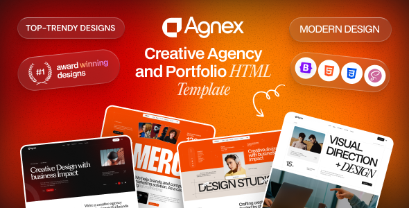 Agnex - Creative Agency Portfolio HTML Template Agnex - Creative Agency Portfolio HTML Template