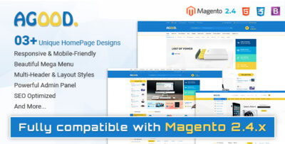 Agood - Responsive Multipurpose Magento 2 Theme