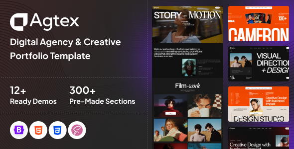 Agtex - Digital Agency & Portfolio HTML Template Agtex - Digital Agency & Portfolio HTML Template