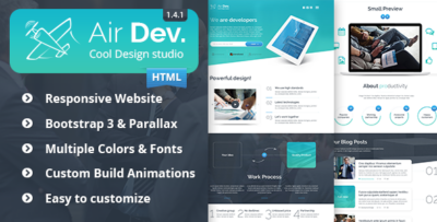 Air Dev - Responsive Website Template