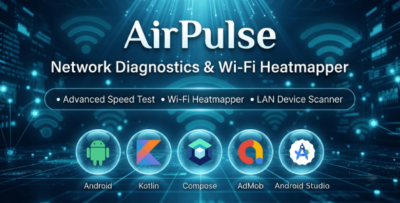 AirPulse | Network Diagnostics and Wi-Fi Heatmapper - Android App