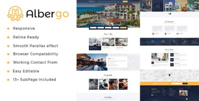 Albergo | Hotel and Resort HTML5 Template