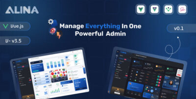 Alina Vue 3  Admin Dashboard Template