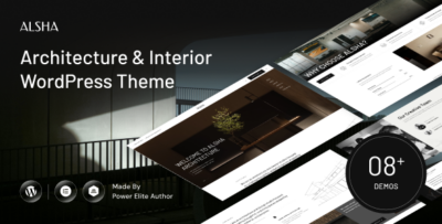 Alsha – Architecture, Interior Design & Construction WordPress Theme