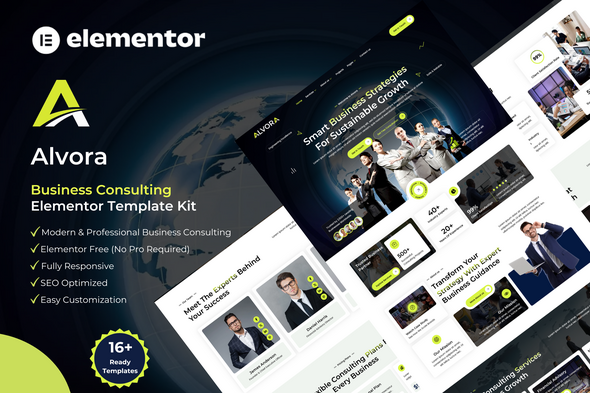 Alvora – Business Consulting & Corporate Elementor Template Kit Alvora – Business Consulting & Corporate Elementor Template Kit