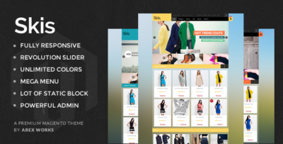 AM Skis - Multi Purpose Magento Theme