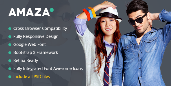 Amaza - Fashion Store HTML Template Amaza - Fashion Store HTML Template