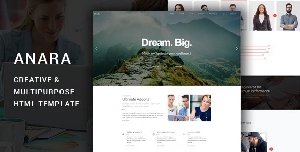 Anara - Multipurpose Responsive HTML Template Anara - Multipurpose Responsive HTML Template