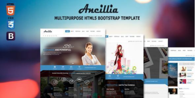 Ancillia Multipurpose HTML5 Bootstrap Template