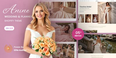 Anine - Wedding & Wedding Planner Shopify 2.0 Theme