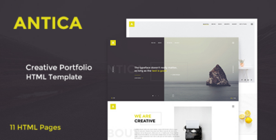 Antica — Multipurpose Business Agency/Personal Portfolio HTML Template