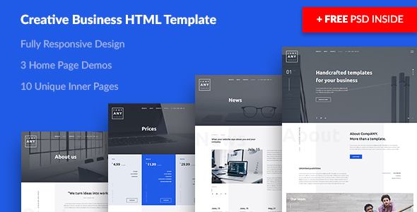 ANY — Creative Business HTML Template ANY — Creative Business HTML Template