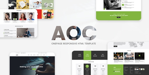 AOC - Onepage Responsive Html Template AOC - Onepage Responsive Html Template