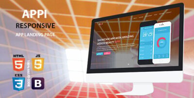 Appi Responsive App Landing Page