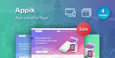 Appik - App Landing Page HTML5