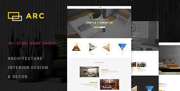 ARC - Interior Design, Decor, Architecture Business Template ARC - Interior Design, Decor, Architecture Business Template