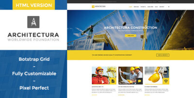 Architectura - Construction HTML Template