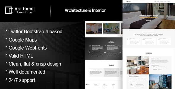 ArcHome - Architecture & Interior Design Template ArcHome - Architecture & Interior Design Template