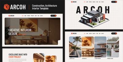 Arcoh — Construction, Architecture & Interior Template