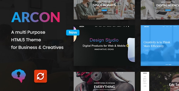 Arcon - Creative Multi-Purpose HTML Template Arcon - Creative Multi-Purpose HTML Template