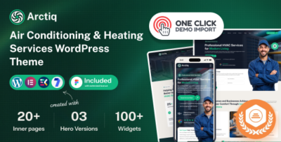 Arctiq - Air Conditioning & Heating Services WordPress Theme