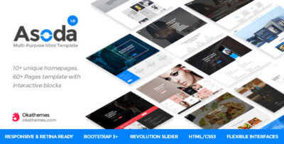 Asoda - Multi-Purpose Responsive Website Template
