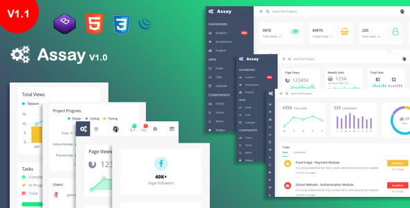 Assay - Responsive Bootstrap 4 Admin Template + UI Kit Assay - Responsive Bootstrap 4 Admin Template + UI Kit
