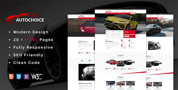 Autochoice - Premium Car & Dealer HTML Template Autochoice - Premium Car & Dealer HTML Template
