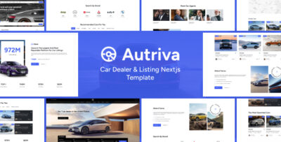 Autriva - Car Dealer & Listing Nextjs Template