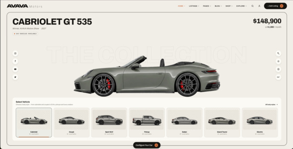 AVAVA Motors – Car Dealer & Automotive Marketplace HTML Template AVAVA Motors – Car Dealer & Automotive Marketplace HTML Template