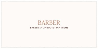 Barber - Hair Salon Bootstrap Template