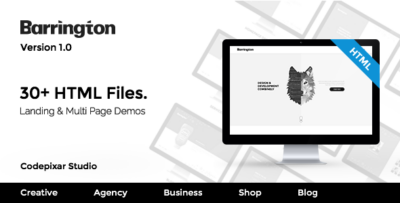 Barrington - Creative Agency HTML5 Template
