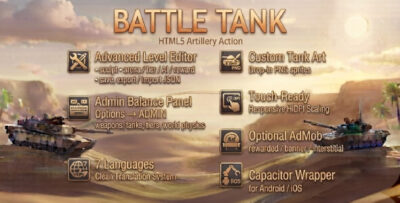Battle Tanks | Artillery Duel HTML5 Game
