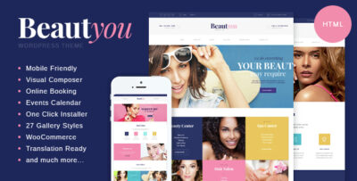 Beauty, Hair & Spa Salon HTML Template