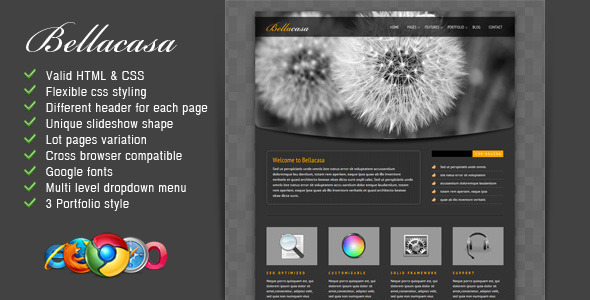 Bellacasa - Clean & Modern Website Template Bellacasa - Clean & Modern Website Template