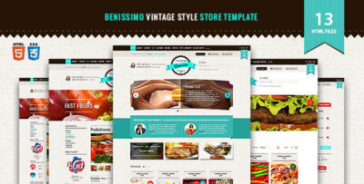 Benissimo - HTML5 & CSS3 store template