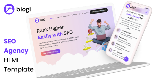 Biogi - Multipurpose Agency HTML Template Biogi - Multipurpose Agency HTML Template