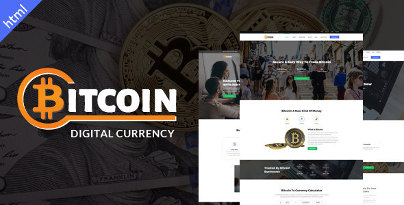 Bitcoin HTML Template Bitcoin HTML Template