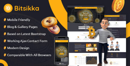 BitSikka - Cryptocurrency HTML Template