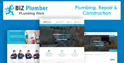 Biz - Construction and Plumber HTML Template