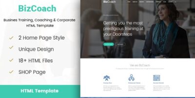 BizCoach - Busines Training, Coaching & Corporate HTML Template