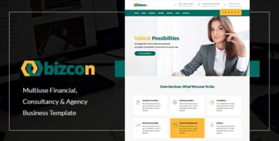 Bizcon | Responsive Multi-purpose HTML5 Template