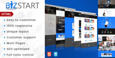 Bizstart Business Corporate HTML Template
