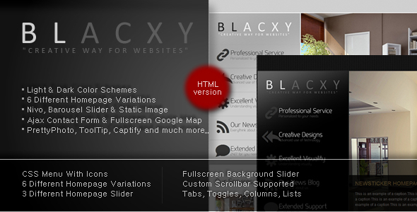 Blacxy Premium Clean-Modern HTML/CSS Template Blacxy Premium Clean-Modern HTML/CSS Template