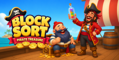 Block Sort: Pirate Treasure | 5000 Levels HTML5 Puzzle Game