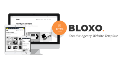 Bloxo - Minimal Freelancer Agency HTML5 Template