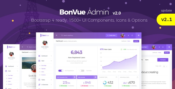 BonVue - HTML Bootstrap 4 Admin Template BonVue - HTML Bootstrap 4 Admin Template